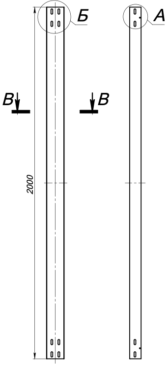 Лоток прямой глухой с крышкой и аксессуарами, высота борта 65 мм, ЛМГ 100ц УТ1,5, 2000 мм